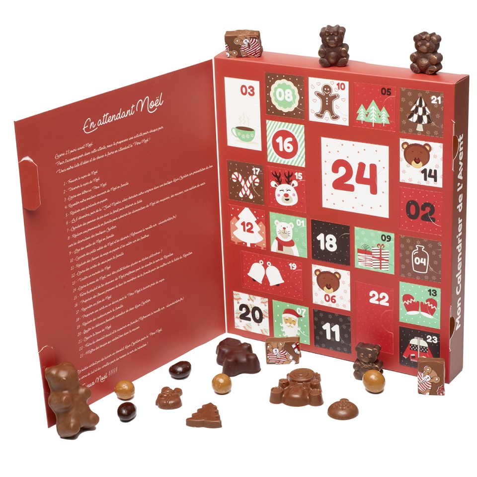 Calendrier de l'avent oursons