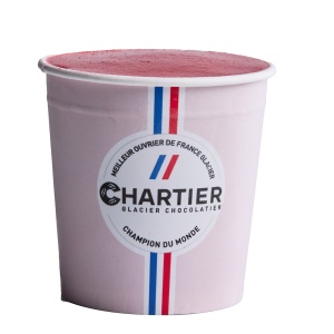 Petit pot de sorbet Framboise du Morbihan (110 ml)