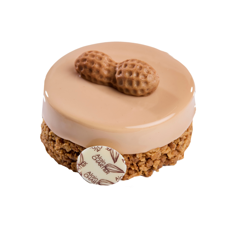 Tarte caramel cacahuètes