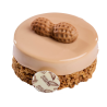 Tarte caramel cacahuètes
