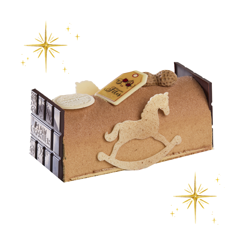 Bûche Glacée Mon cheval à bascule