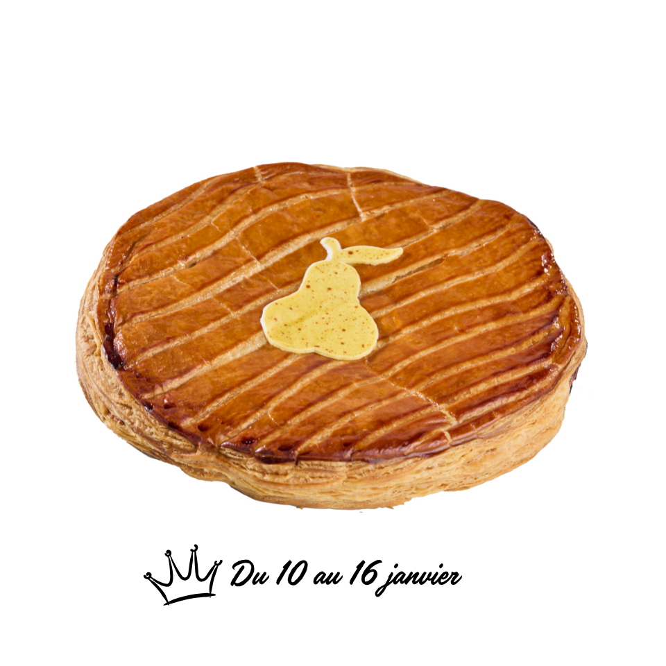 Galette poire yuzu praliné