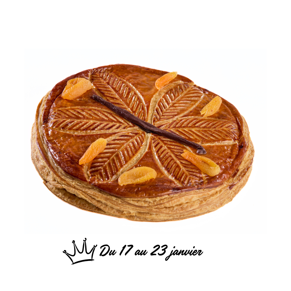 Galette abricot vanille