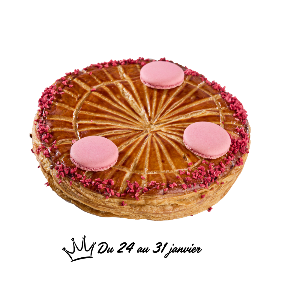 Galette framboise rose