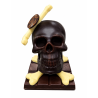 Tête de mort en chocolat