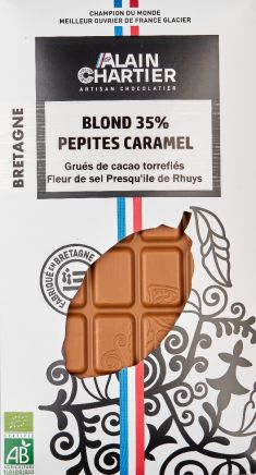 Blond Caramel 35% Fleur de Sel Grué Cacao