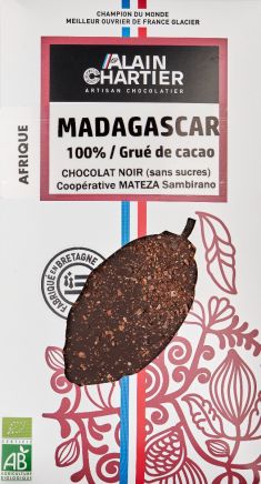 Madagascar 100% / Grué de cacao